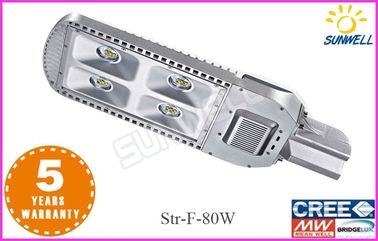 ไฟ 80W LED กลางแจ้งถนนเหยียบนำและคนขับรถ Meanwell ทางหลวง