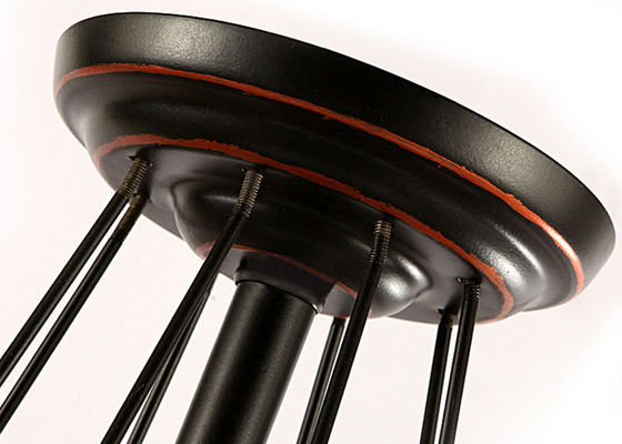 ร่วมสมัย Wrought Iron แก้วเป่าโคมไฟระย้าโคมไฟสำหรับห้องนั่งเล่น / ห้องนอน