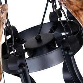 3 ไฟตกแต่ง Wrought Iron Chandelier ย้อนยุคและสไตล์ดั้งเดิม