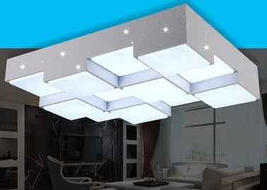 บ้านสีขาวเหล็กไฟเพดาน 64W LED Iron Chandelier
