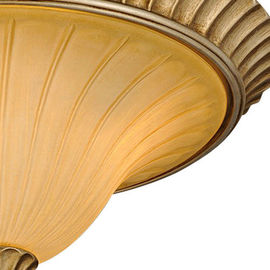 กระจกเหล็กดัดเพดาน Fixture Chandelier / เรซิ่นโคมไฟเพดาน