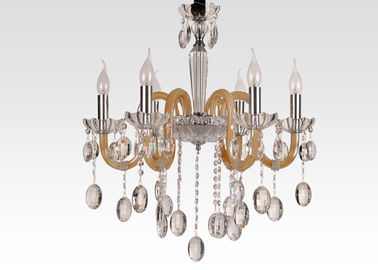 หรูหราทันสมัยในร่มโคมระย้าคริสตัล / Art Deco Chandelier สำหรับการแต่งกายร้านอาหาร