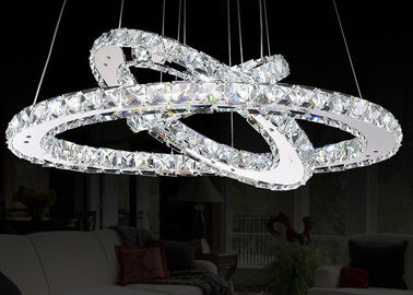 LED ร่วมสมัยหรูหราโคมระย้าคริสตัล