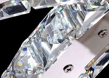 LED ร่วมสมัยหรูหราโคมระย้าคริสตัล