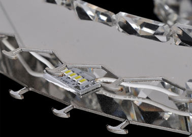 LED ร่วมสมัยหรูหราโคมระย้าคริสตัล