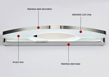 ห้องน้ำกระจกแต่งตัวคริลิคไฟติดตั้งไฟ LED 15W ยาว 70cm