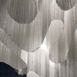โคมไฟโมเดิร์นอลูมิเนียมโรงแรมโคมไฟระย้า Chandelier สแตนเลส