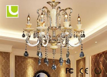 หรูหราห้องนอน 110V / 220V คริสตัลโคมไฟเพดาน 18 ไฟ Chandelier 115 x 110 ซม.