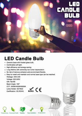 สำนักงานคณะกรรมการ ก.ล.ต. -L-BX114 3W / 3.5W โคมไฟโคมไฟ E27 180 องศา, หลอดไฟเทียน LED สำหรับโรงแรมแสงสว่าง ก.ล.ต. -L-BX114