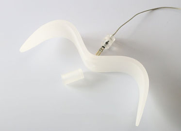 น่ารัก Nightbirds Suspension แสงสว่างบริสุทธิ์สีขาวรูปร่างคริลิคโคมไฟ LED นก