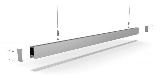 2600k ไฟ LED สีพาณิชย์เชิงเส้นเปลี่ยนแขวนจี้ไฟ 49mmX70mm