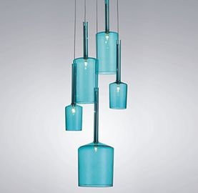 สีแฟชั่นที่ทันสมัยนำโคมไฟระย้า, ขวดแก้วโคมไฟจี้ G9