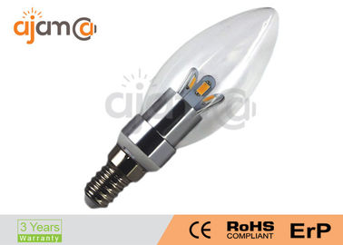 3000K ร่มเทียน LED 280lm หลอดไฟประหยัดพลังงาน 36x104 มม