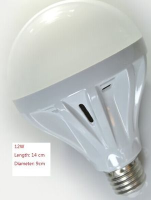 โรงงานสูง Lumen 12W 1150LM IP45 เอพิสตาพลาสติกที่อยู่อาศัย LED หลอดไฟลูกโลก