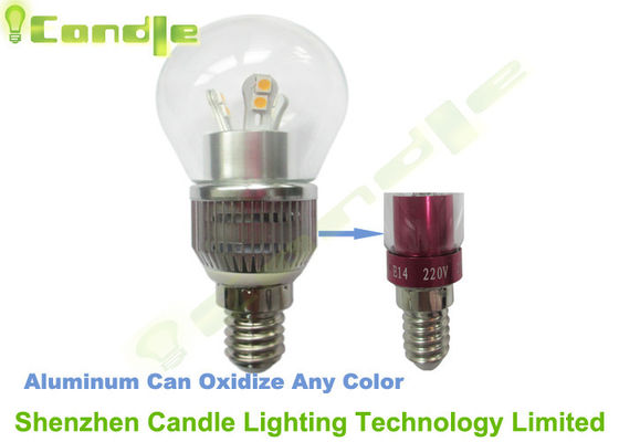 super bright 5W Led หลอดไฟลูกโลก E14 กับ 360 องศามุมมองเป็นไปตามมาตรฐาน CE