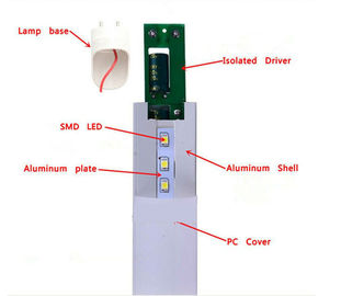 120 T8 หลอดไฟ LED 20watt 1780Lm เพื่อให้ความสว่างในร่ม