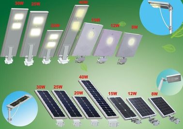 IP65 30W แบบบูรณาเย็นสีขาว LED กลางแจ้งไฟถนนพลังงานแสงอาทิตย์ไฟ LED ถนน