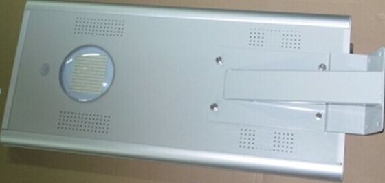 ไฟสูง Lumen 50W เพียวไวท์ IP66 กลางแจ้ง All-In-One ไฟถนนพลังงานแสงอาทิตย์