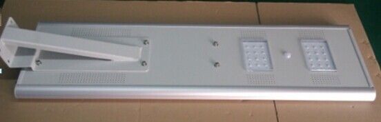 ไฟสูง Lumen 50W เพียวไวท์ IP66 กลางแจ้ง All-In-One ไฟถนนพลังงานแสงอาทิตย์