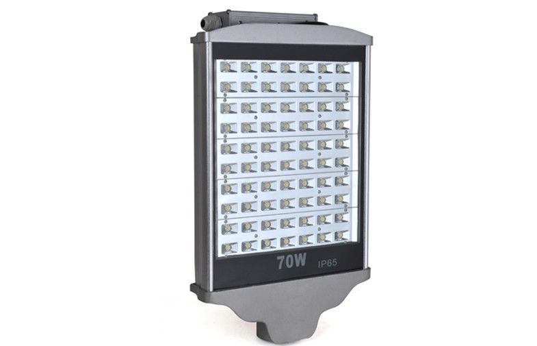 มืออาชีพ 70W กลางแจ้งถนนไฟ LED Bridgelux 120ºมุมยิงแสง AC85 ~ 265 แรงดันไฟฟ้า