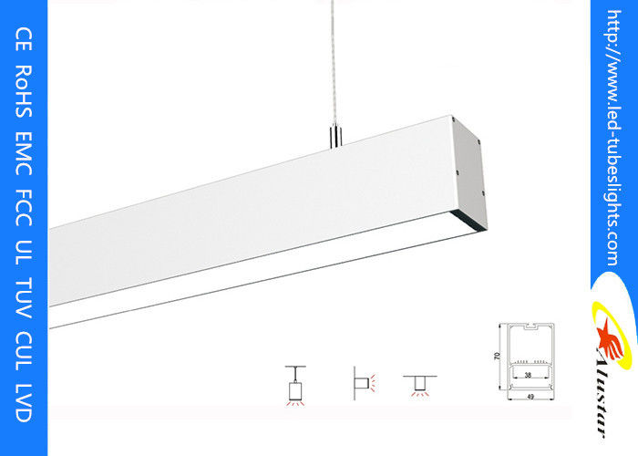 2600k ไฟ LED สีพาณิชย์เชิงเส้นเปลี่ยนแขวนจี้ไฟ 49mmX70mm