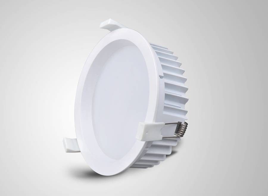 โคมหล่อ Die 25Watt LED ดาวน์ไลท์ Ra 80 IP45 ร้อน White หรี่แสงได้สำหรับสตูดิโอ